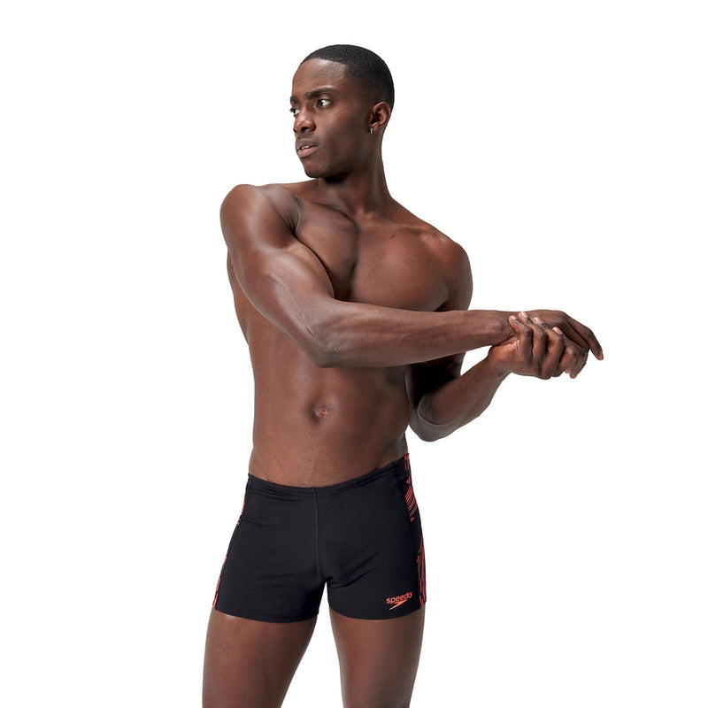 Speedo Mens Mens Tech Panel Aquashort Speedo Mens Tech Panel Aquashort