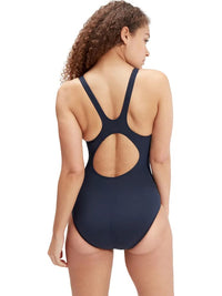 Muscleback One Piece - Hyperboom/Navy/Orchid - Speedo - Splash Swimwear  - One Pieces, Sept23, speedo, Womens, womens swim - Splash Swimwear 