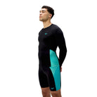 Speedo Speedo Mens Endurance+ Splice Rash Top Speedo Mens Endurance+ Splice Rash Top Splash Swimwear Mens