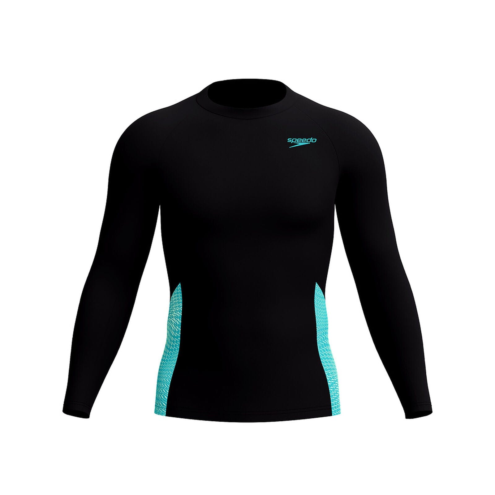 Speedo Speedo Mens Endurance+ Splice Rash Top Speedo Mens Endurance+ Splice Rash Top Splash Swimwear Mens