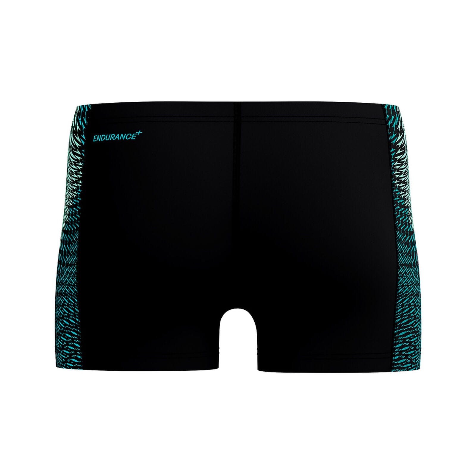 Speedo Speedo Mens Endurance+ Tech Panel Aquashort - Black/Turquoise Gem Speedo Mens Endurance+ Tech Panel Aquashort - Black/Turquoise Gem Splash Swimwear Mens