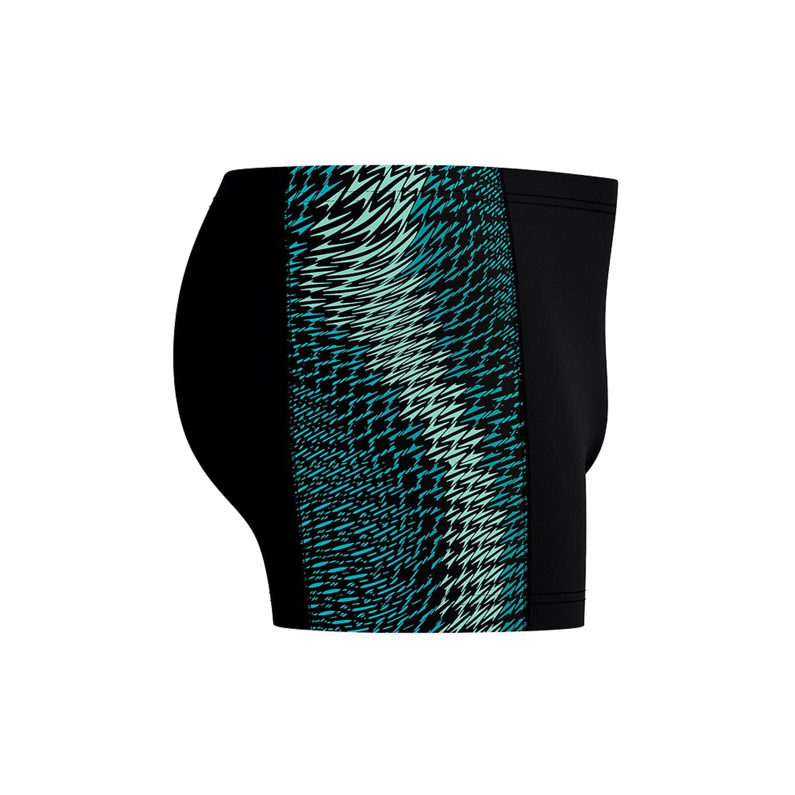 Speedo Speedo Mens Endurance+ Tech Panel Aquashort - Black/Turquoise Gem Speedo Mens Endurance+ Tech Panel Aquashort - Black/Turquoise Gem Splash Swimwear Mens