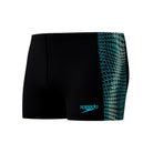 Speedo Speedo Mens Endurance+ Tech Panel Aquashort - Black/Turquoise Gem Speedo Mens Endurance+ Tech Panel Aquashort - Black/Turquoise Gem Splash Swimwear Mens