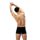 Speedo Speedo Mens Endurance+ Tech Panel Aquashort - Black/Turquoise Gem Speedo Mens Endurance+ Tech Panel Aquashort - Black/Turquoise Gem Splash Swimwear Mens