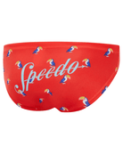 Speedo Speedo Mens Endurance+ Toucan Brief - Watermelon Speedo Mens Endurance + Aquashort Splash Swimwear Mens Swimwear