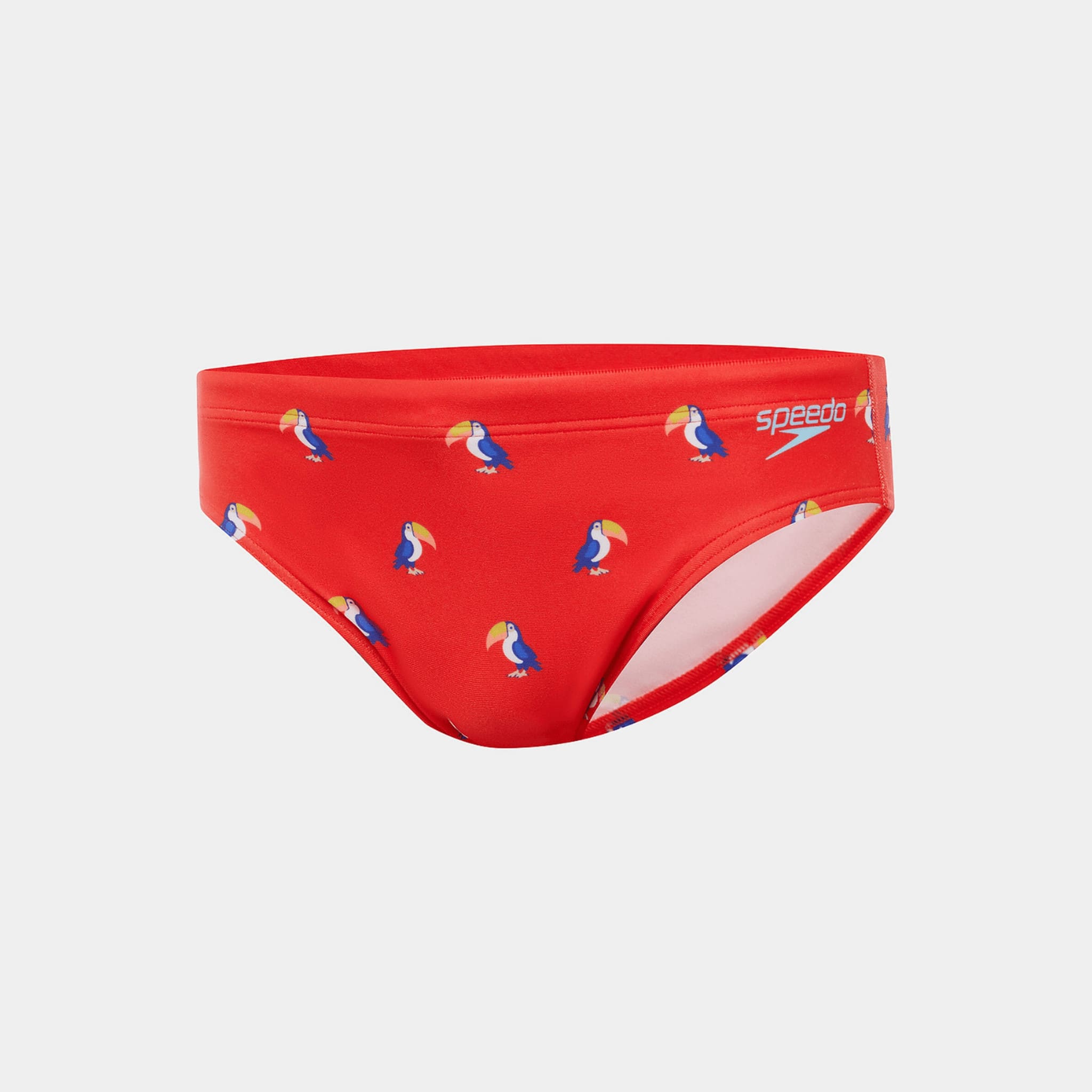 Speedo Speedo Mens Endurance+ Toucan Brief - Watermelon Speedo Mens Endurance+ Toucan Brief - Watermelon Splash Swimwear Mens Swimwear