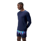 Speedo Speedo Mens Long Sleeve Graphic Swim Shirt Speedo Mens Long Sleeve Graphic Swim Shirt Splash Swimwear Mens