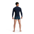 Speedo Speedo Mens Ls Rash Top - True Navy/White Speedo Mens Ls Rash Top - True Navy/White Splash Swimwear Mens