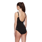 Speedo Speedo Womens Concealed D-Cup Tank Openback One Piece AF Speedo Womens Concealed D-Cup Tank Openback One Piece AF Splash Swimwear