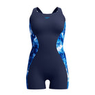 Speedo Speedo Womens Digital Printed Legsuit One Piece - Peacoat Speedo Womens Digital Printed Legsuit One Piece - Peacoat Splash Swimwear