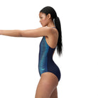 Speedo Speedo Womens Digital Printed Medalist One Piece - Lagoon Blue Speedo Womens Digital Printed Medalist One Piece - Lagoon Blue Splash Swimwear