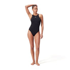 Speedo Speedo Womens Endurance+ V Back (Longer Body) One Piece Speedo Womens Endurance+ V Back (Longer Body) One Piece Splash Swimwear