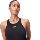 Speedo Speedo Womens Endurance+ V Back (Longer Body) One Piece Speedo Womens Endurance+ V Back (Longer Body) One Piece Splash Swimwear