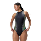 Speedo Speedo Womens Printed Hydrasuit One Piece - Turquiose Gem Speedo Womens Printed Hydrasuit One Piece - Turquiose Gem Splash Swimwear