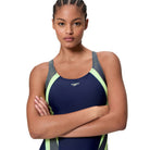 Speedo Speedo Womens Quantum One Piece With Hydrabra Speedo Womens Printed Hydrasuit One Piece | Australia Splash Swimwear One Piece