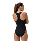 Speedo Speedo Womens Racer Zip Swimsuit - Anthracite Speedo Womens Racer Zip Swimsuit - Anthracite Splash Swimwear