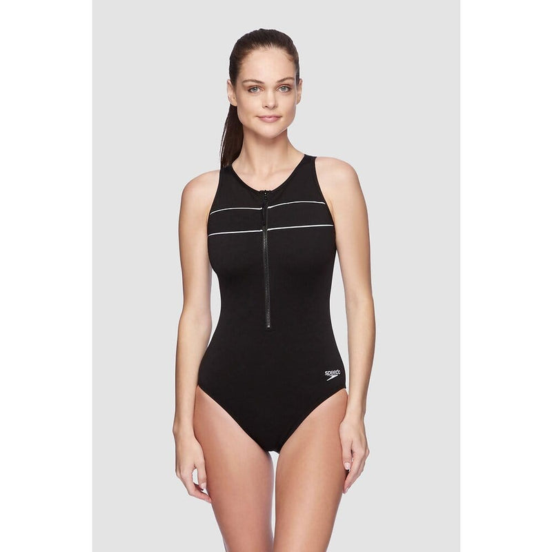 Spirit Turbo Suit One Piece - Speedo - Splash Swimwear  - chlorine  resist, July22, One Pieces, speedo, Womens - Splash Swimwear 