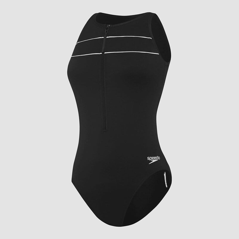 Spirit Turbo Suit One Piece - Speedo - Splash Swimwear  - chlorine  resist, July22, One Pieces, speedo, Womens - Splash Swimwear 