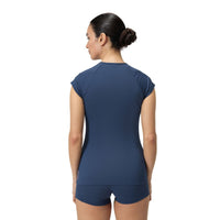 Speedo Womens Cap Sleeve Sun Top - Spruce Blue Speedo Womens Cap Sleeve Sun Top - Spruce Blue