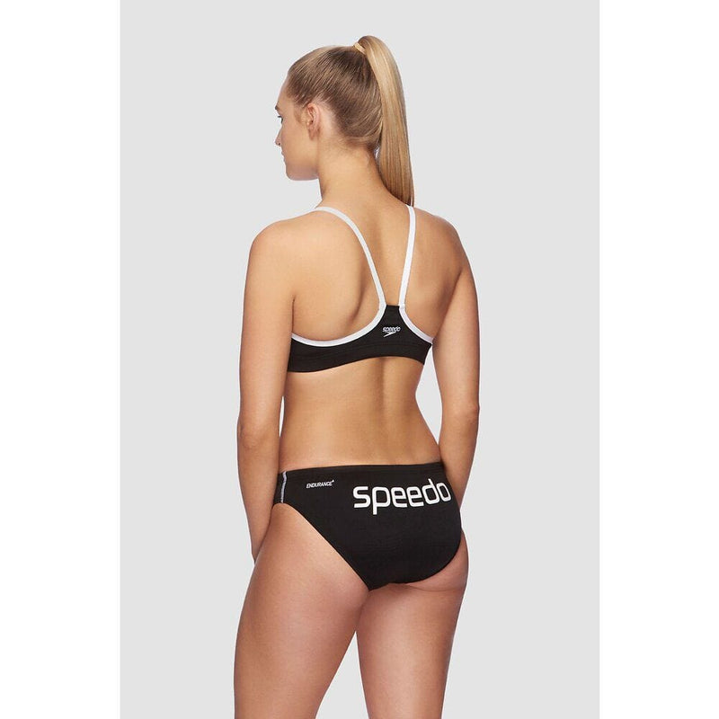 Speedo Womens Endurance+ Crop Top Speedo Womens Endurance+ Crop Top Splash Swimwear Bikini Tops