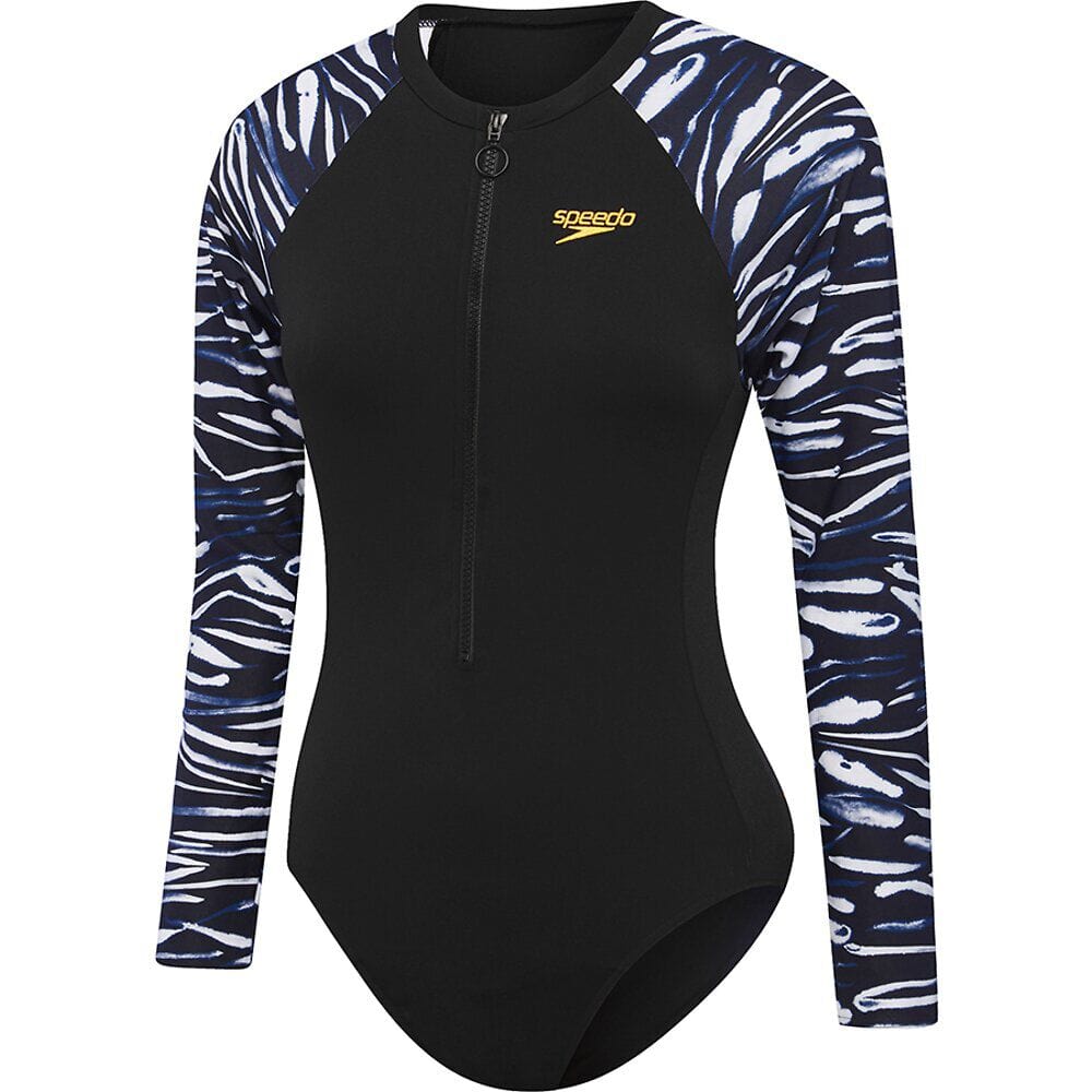 Speedo Womens Endurance+ Long Sleeve Paddlesuit 77-51H-8120 Splash Swimwear One Pieces 16 9353746464973