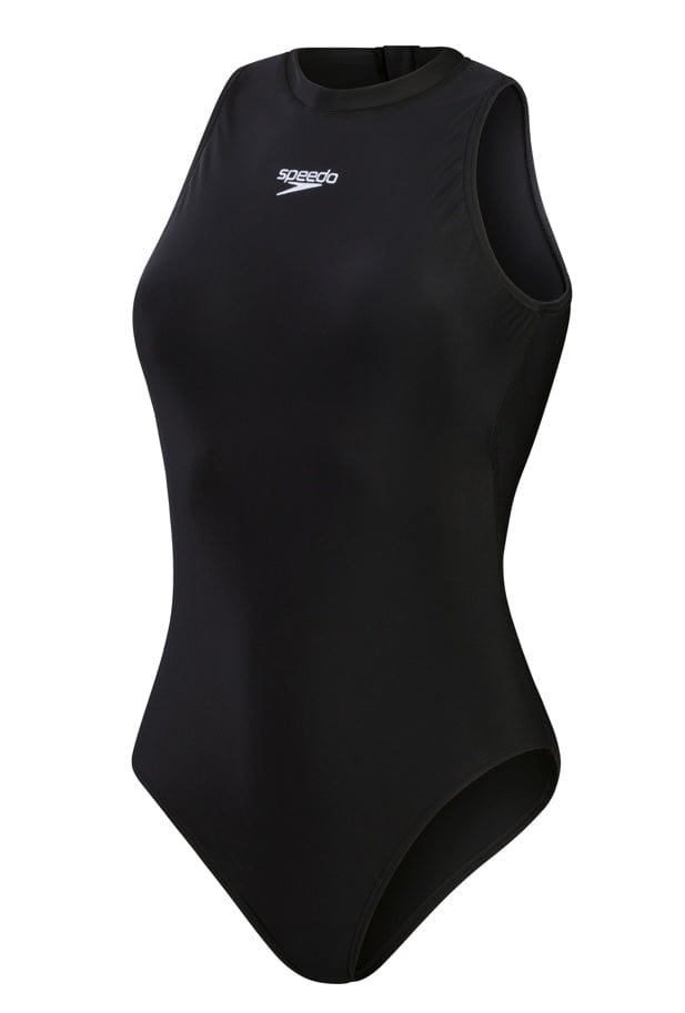 Speedo Womens Essential Hydrasuit Flex One Piece - Black Speedo Muscleback One Piece - Hyperboom/Navy/Orchid Splash Swimwear Swimwear