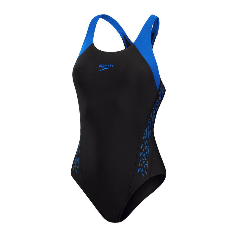 Speedo Womens Hyperboom Splice Racerback Speedo Womens Hyperboom Splice Racerback Splash Swimwear