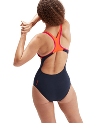 Speedo Womens Placement Laneback Speedo Womens Placement Laneback Splash Swimwear