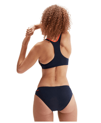 Speedo Womens Placement Two Piece Speedo Womens Placement Muscleback Splash Swimwear