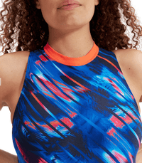 Speedo Womens Printed Hydrasuit Splash Swimwear