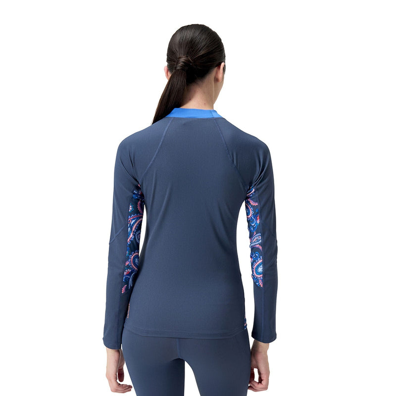 Speedo Rash Vest Womens Printed Long Sleeve Rash Top Speedo Womens Printed Long Sleeve Rash Top