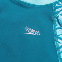 Speedo Womens Printed Short Sleeve Rash Top Speedo Womens Printed Short Sleeve Rash Top Splash Swimwear