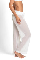 Splash Swimwear  Sunseeker Salt Mesh Pant - White Sunseeker Salt Mesh Pant - White Splash Swimwear