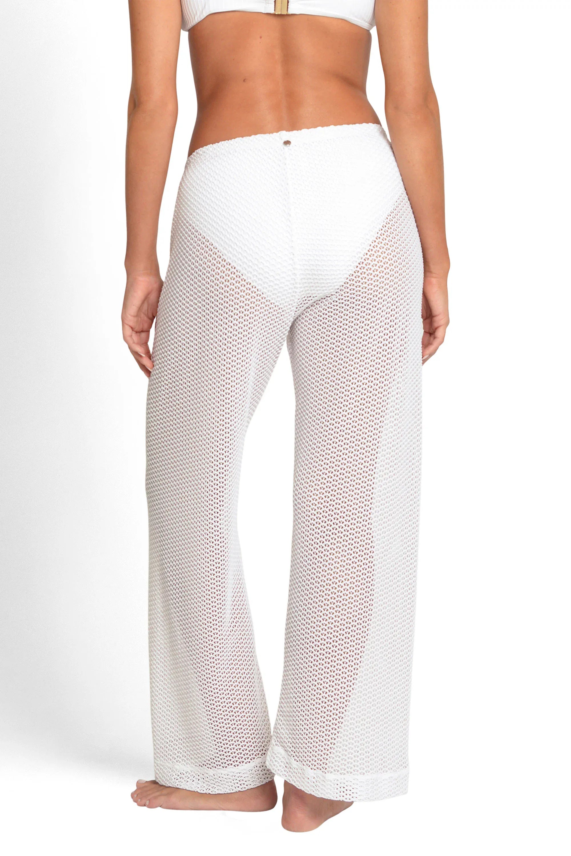 Splash Swimwear  Sunseeker Salt Mesh Pant - White Sunseeker Salt Mesh Pant - White Splash Swimwear