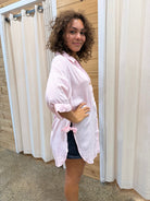 Style Box Lorraine Tie Side Shirt Lorraine Tie Side Shirt Splash Swimwear