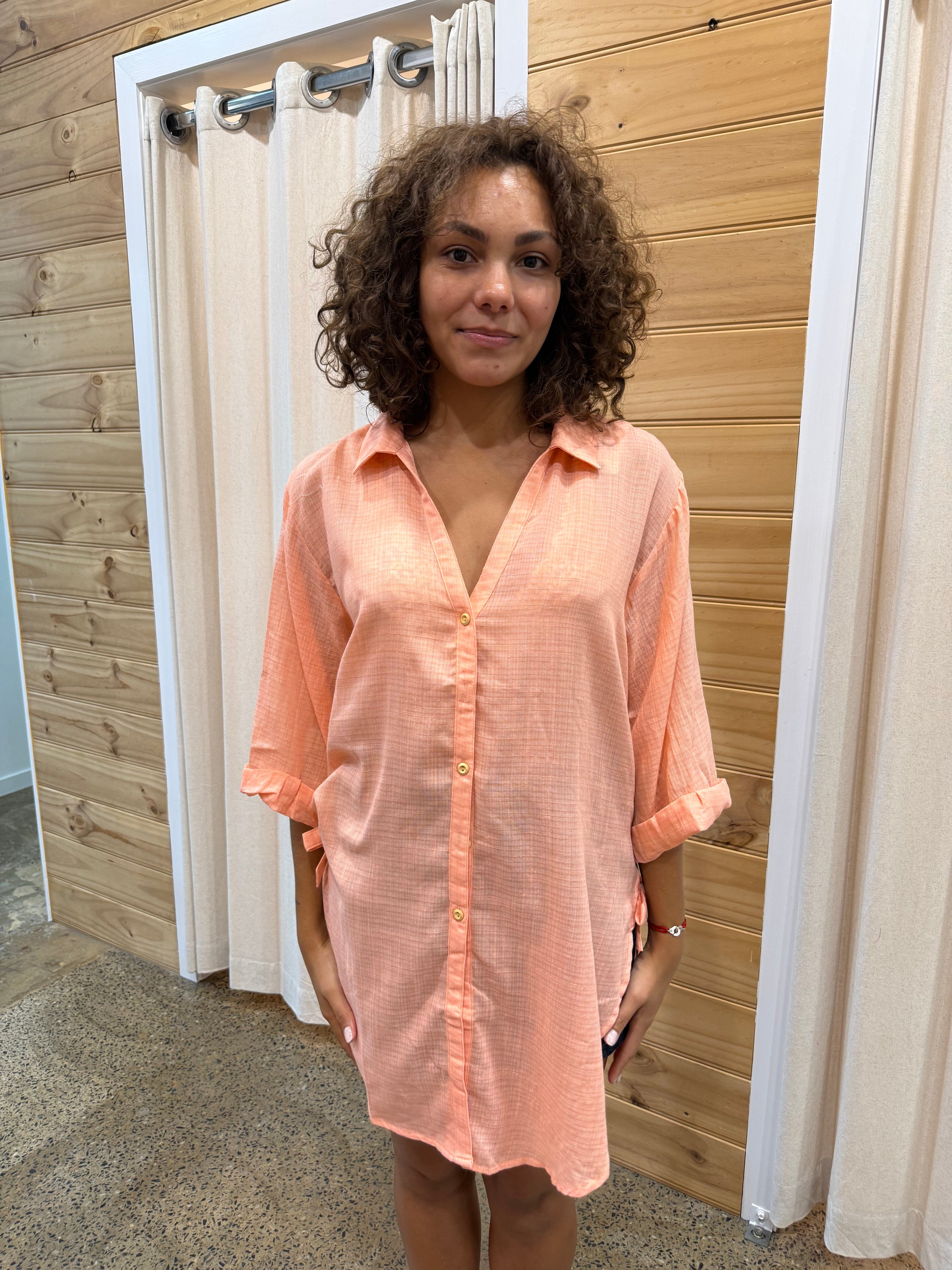 Style Box Lorraine Tie Side Shirt Lorraine Tie Side Shirt Splash Swimwear