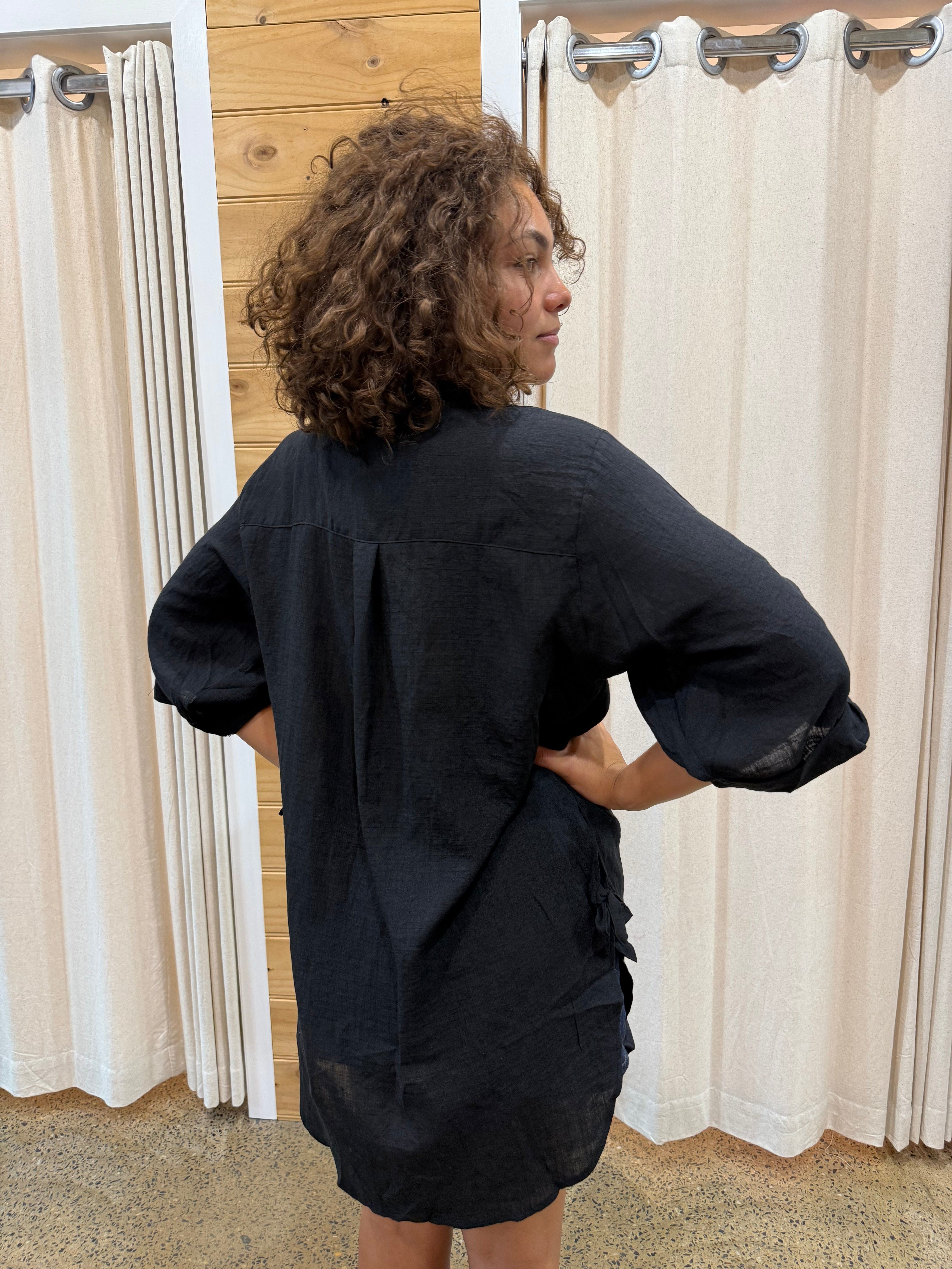 Style Box Lorraine Tie Side Shirt Lorraine Tie Side Shirt Splash Swimwear