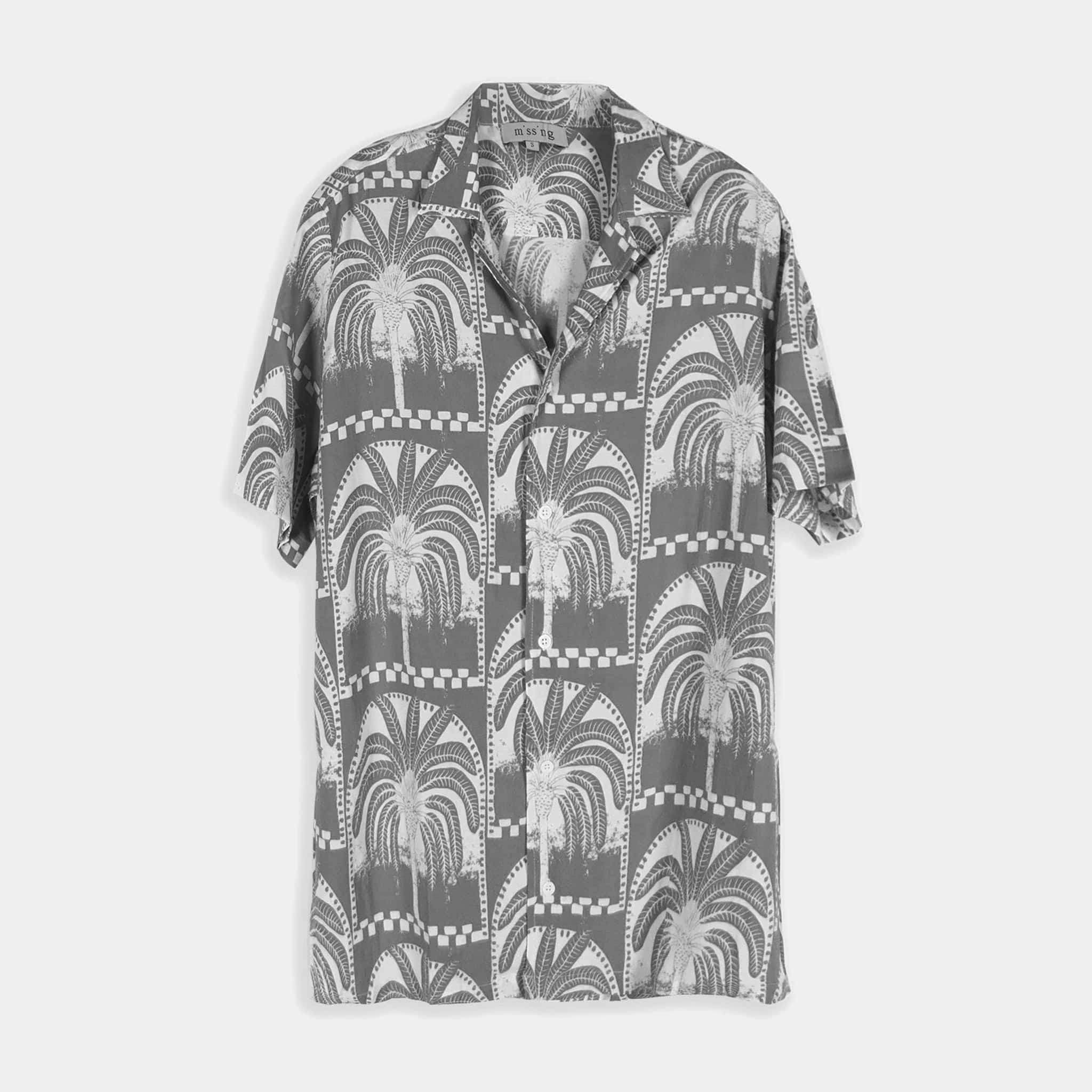 Suen Noaj Suennoaj Mens Shirt Elvis Areca - Grey Suennoaj Mens Shirt Elvis Areca - Grey Splash Swimwear Mens Shirt