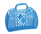 Sun Jellies Bags SJRBLRB Royal Blue Jelly Large Retro Basket