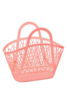 Sun Jellies Bags SJBBPE Peach Jelly Retro Betty Basket