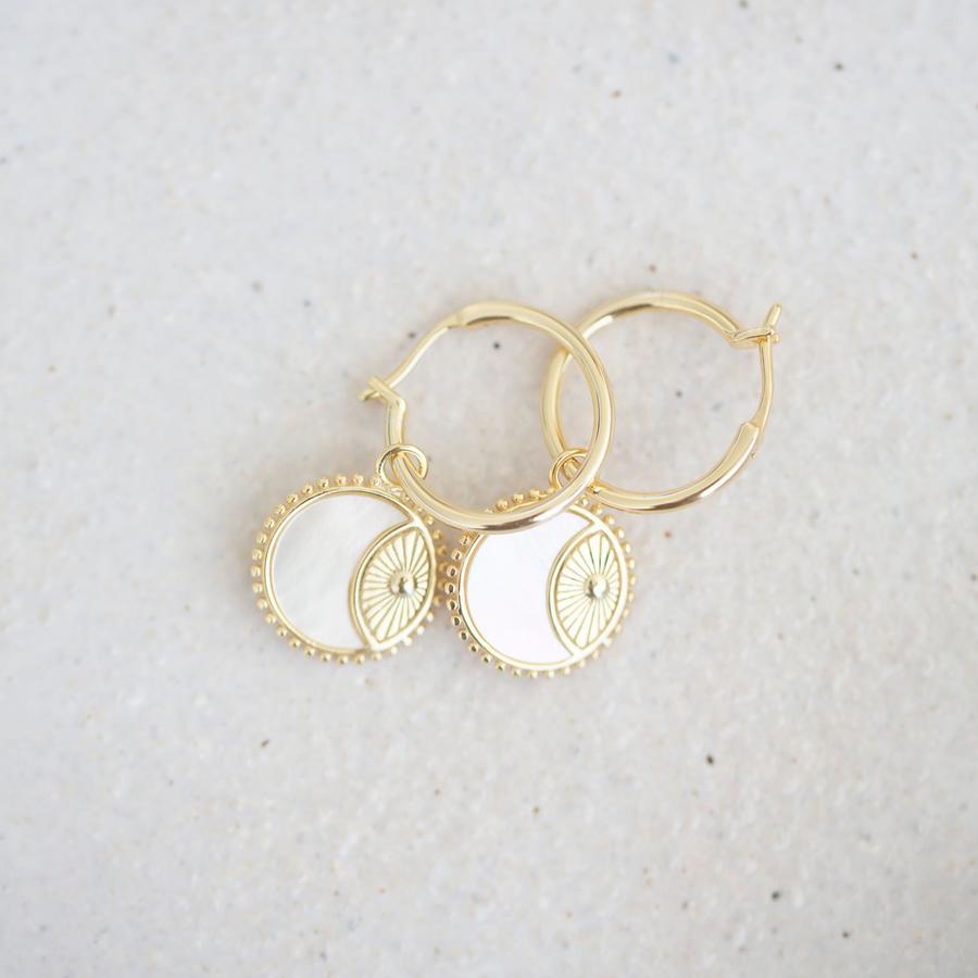 Sun Soul Eclipse Earrings ER-999 Splash Swimwear Jewellery Gold 1000009571