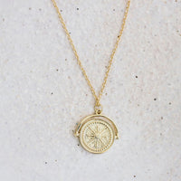 Sun Soul Sun Soul Golden Compass Necklace NL-995 Splash Swimwear Jewellery 1000010219