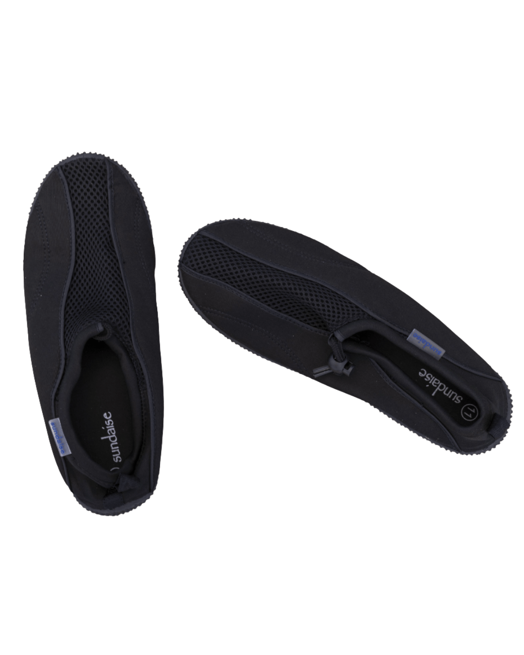 Sundaise Womens Neoprene Reef Shoes - Black Womens Neoprene Reef Shoes - Black Splash Swimwear Reef Shoes