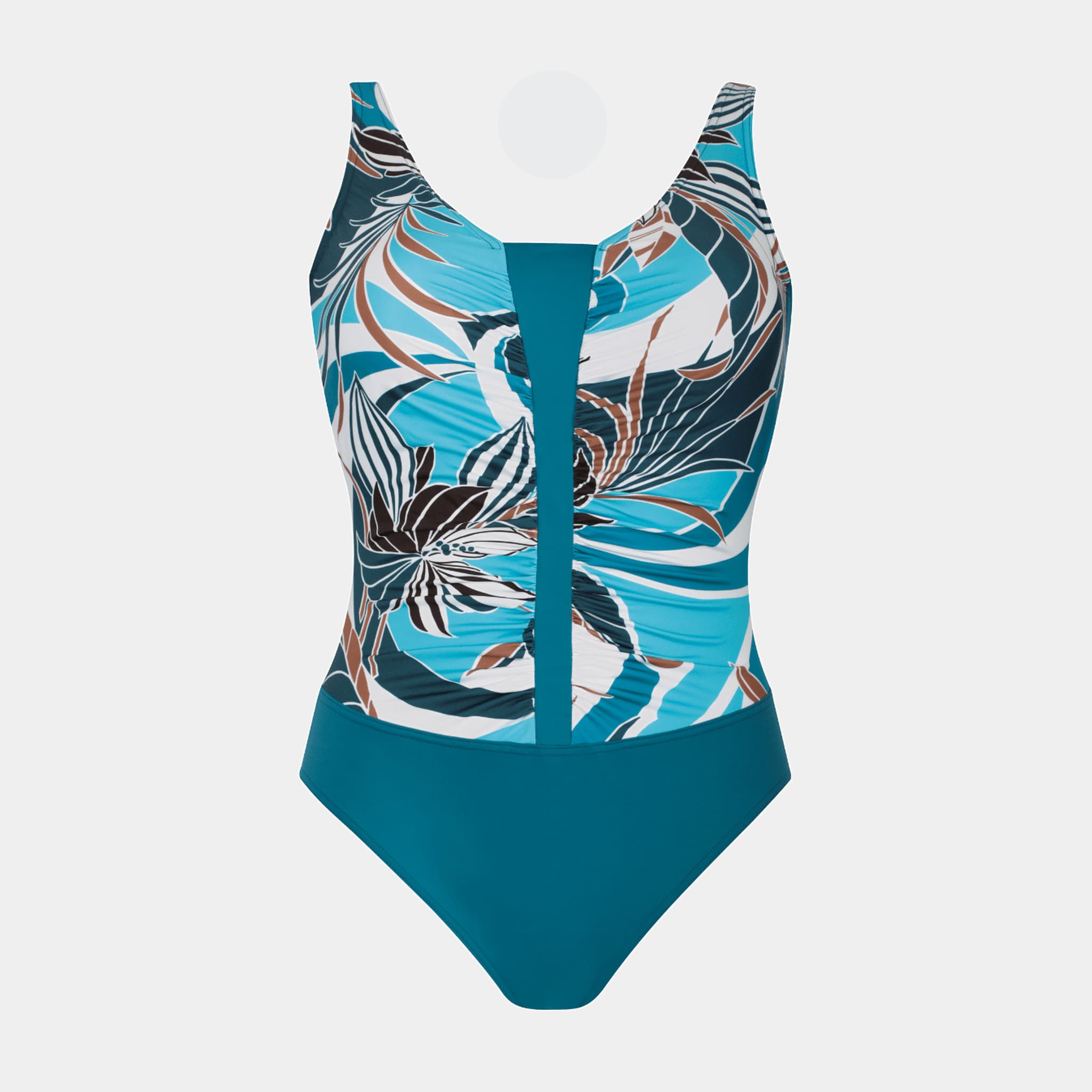 Sunflair Blue Palm Print One Piece Blue Palm Print One Piece | Australia Splash Swimwear One Piece