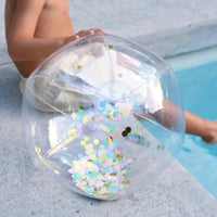 Sunnylife Kids Accessories S41BBCON 3D Inflatable Beach Ball - Confetti Sunnylife 3D Inflatable Beach Ball - Confetti