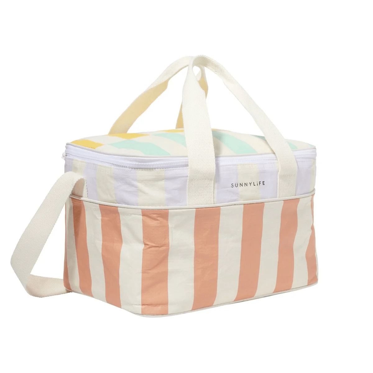 Pool Trippy Swirl Puffy Cooler Bag