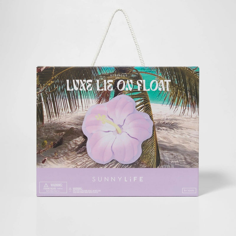 Sunnylife S41LXFLIL Luxe Lie On Float - Hibiscus Sunnylife Luxe Lie On Float - Hibiscus