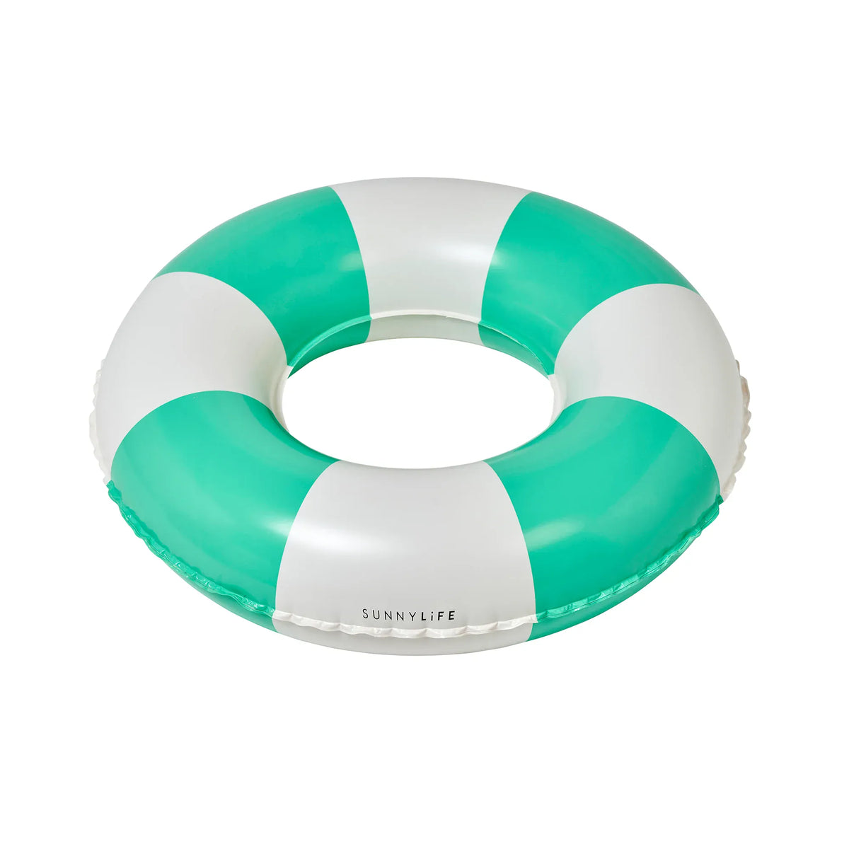 Sunnylife Mini Tube Pool Ring - Green Stripe S61MPRPG Slim Tube Pool Ring - Blush Pink Splash Swimwear Accessories 9339296072981