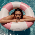 Sunnylife Slim Tube Pool Ring - Blush Pink S51SPRBP Slim Tube Pool Ring - Blush Pink Splash Swimwear