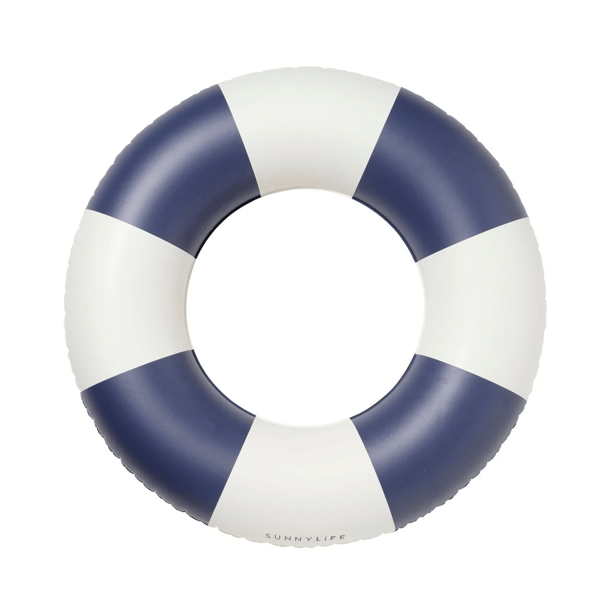 Sunnylife Slim Tube Pool Ring - Navy Stripe S51SPRNS Slim Tube Pool Ring - Navy Stripe Splash Swimwear